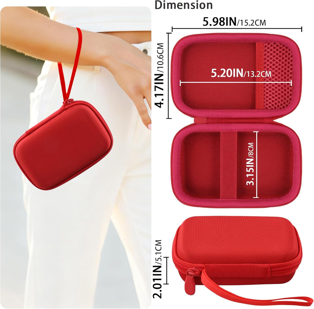 co2CREA Hart Reise Schutz Hülle Etui Tasche für JBL GO 5 /GO 4 /GO 3 tragbarer Bluetooth Lautspreche