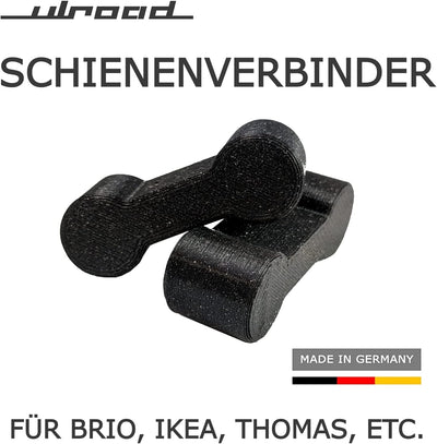 ULROAD Holzschienen Adapter Verbinder passend kompatibel für Thomas - Brio - Lillabo - Melissa - IKE