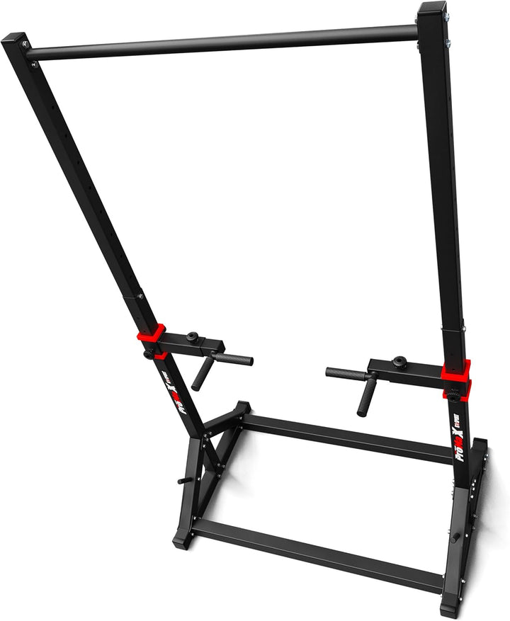 K-Sport: Stationäre Klimmzugstange + Dip Station bis 140kg belastbar, mit Pull-Up Bar & Halterung fü