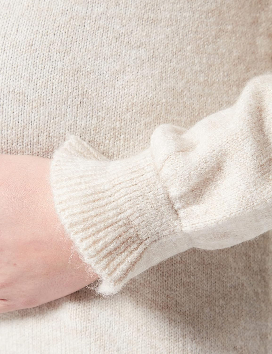 Noppies Damen Pullover Pierz Long Sleeve 42 Oatmeal - P807, 42 Oatmeal - P807