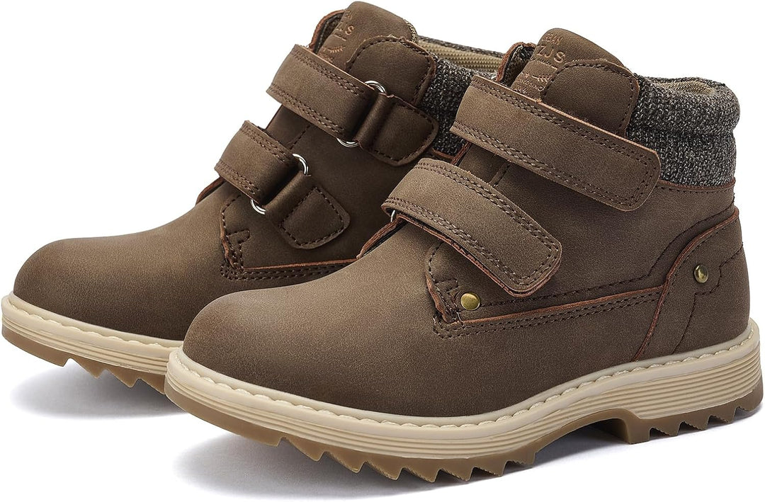 TZJS Unisex Kinder Klassische Stiefel Jungen Mädchen Baby Winterstiefel Mit Klettverschluss Wasserdi