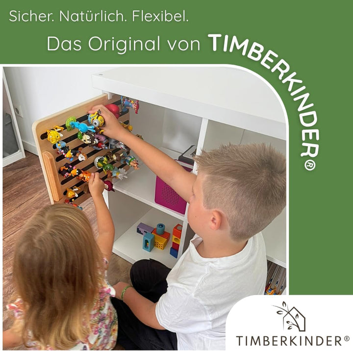 Magnetisches Figuren Regal kompatibel mit IKEA KALLAX | Ausziehbar zur Aufbewahrung passend zu 70+ T