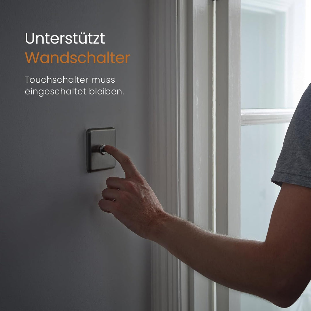 EMKE Spiegelschrank Bad Mit Beleuchtung 50x70cm, 3 Dimmbare Lichtfarben, Antibeschlag, Steckdose, Ba