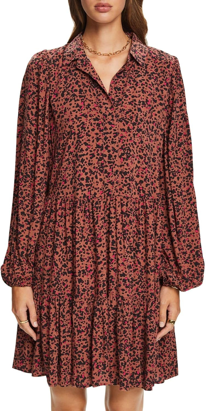 ESPRIT Damen Kleid 32 228/Toffee 4, 32 228/Toffee 4