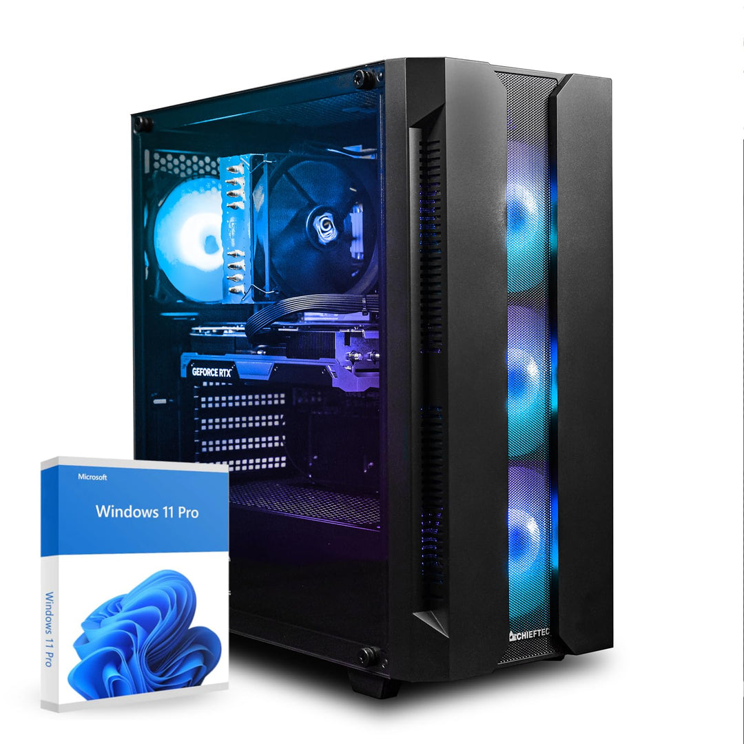 dcl24 Gaming PC Ryzen 7 5800X, RTX5060 8GB - 1000GB SSD, 32GB DDR4, Desktop PC mit 8x4.7 GHz, Spiele