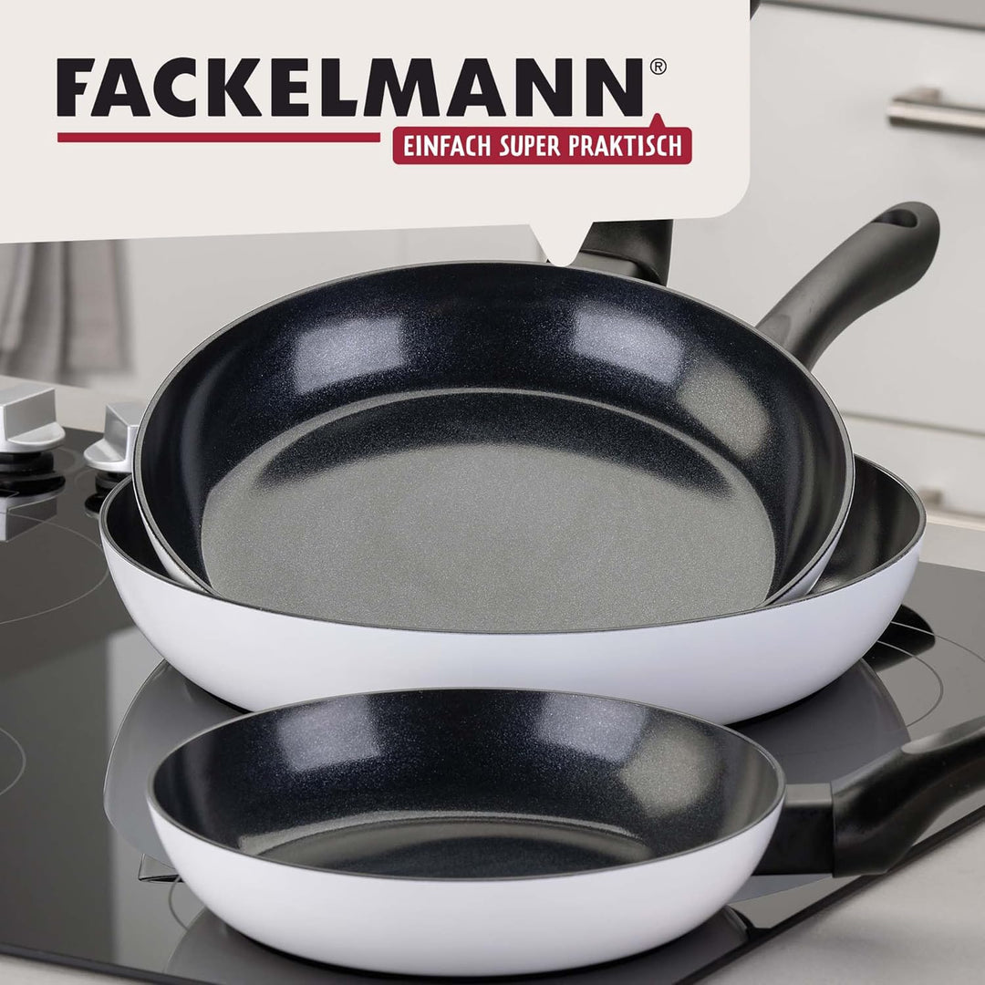 FACKELMANN Bratpfanne Arcadalina 20cm – Antihaft-Pfanne aus 90% recyceltem Aluminium und Keramik-Bes