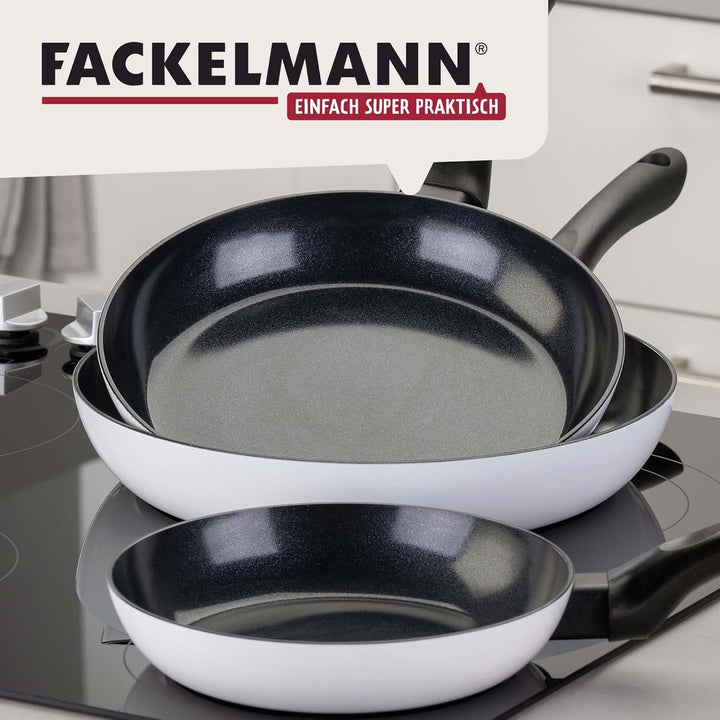 FACKELMANN Bratpfanne Arcadalina 20cm – Antihaft-Pfanne aus 90% recyceltem Aluminium und Keramik-Bes