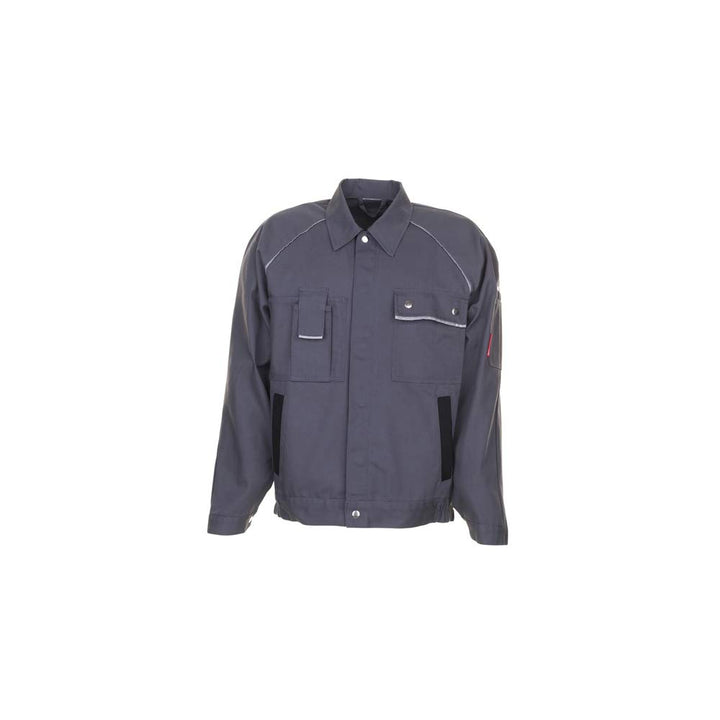 Planam 2113064 Canvas 320 Bundjacke, Grau/Schwarz, Grösse 64