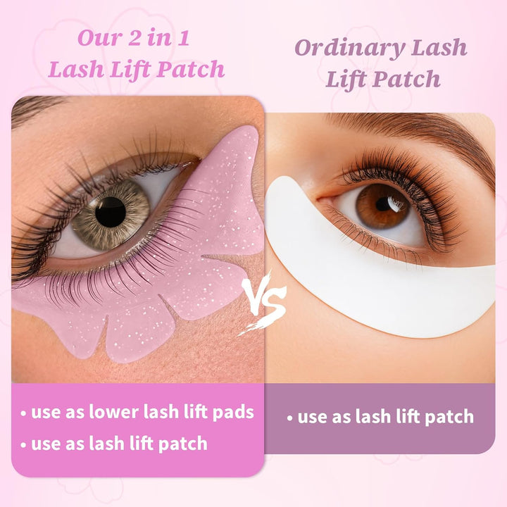 PERMANIA Wimpernlifting Set, Korean Lash Lifting Set, Tuben Design | Pflegende Formel, 2-in-1-Wimper