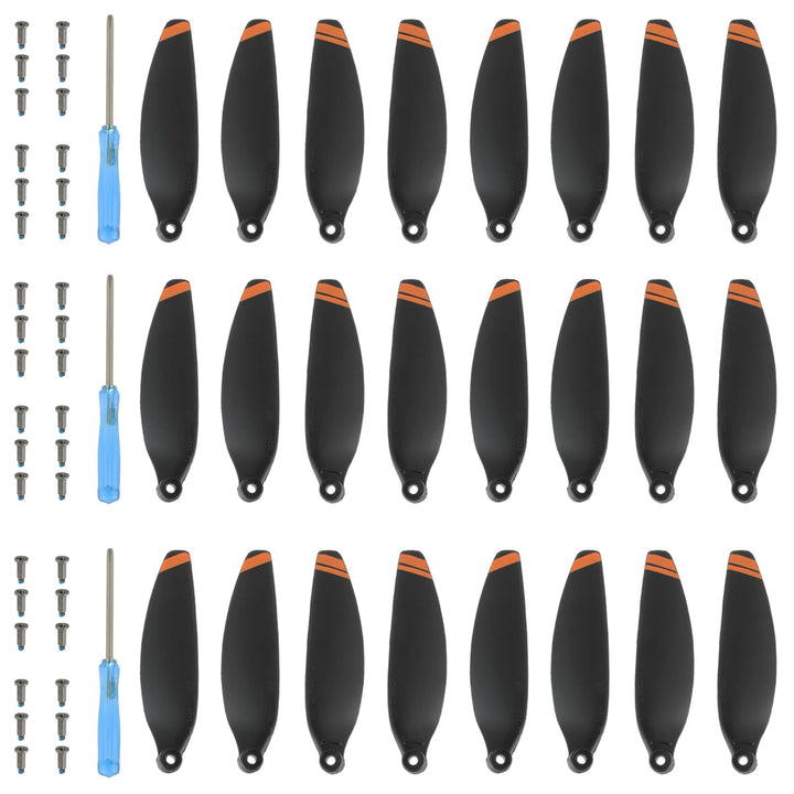 24Pcs Propeller für DJI Mini 4K, Mini 2 SE/ 2/ SE, Drohnen Ersatzpropeller Luftschrauben Set mit Sch