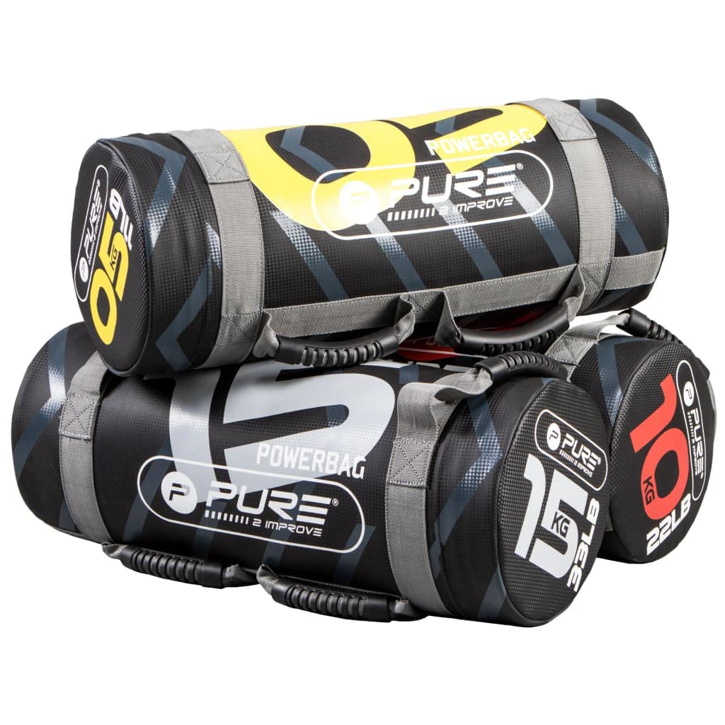 Premium Power Bag - Gewichtssack - Ideal fürs Kraft-, Ausdauertraining und Muskelaufbau 15.0 Kilogra