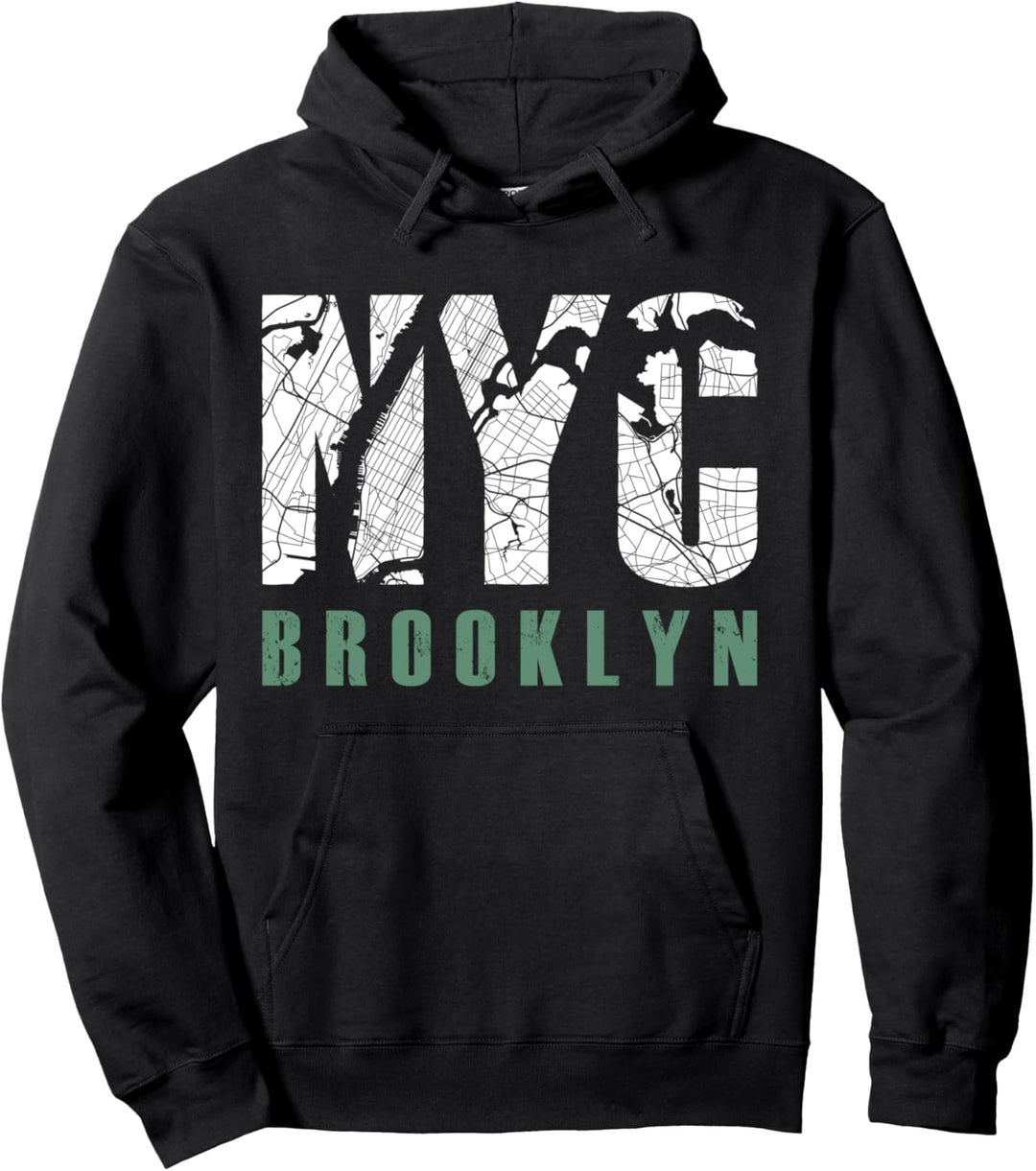 New York City Graphic Design Map Tee shirts, New York City Pullover Hoodie
