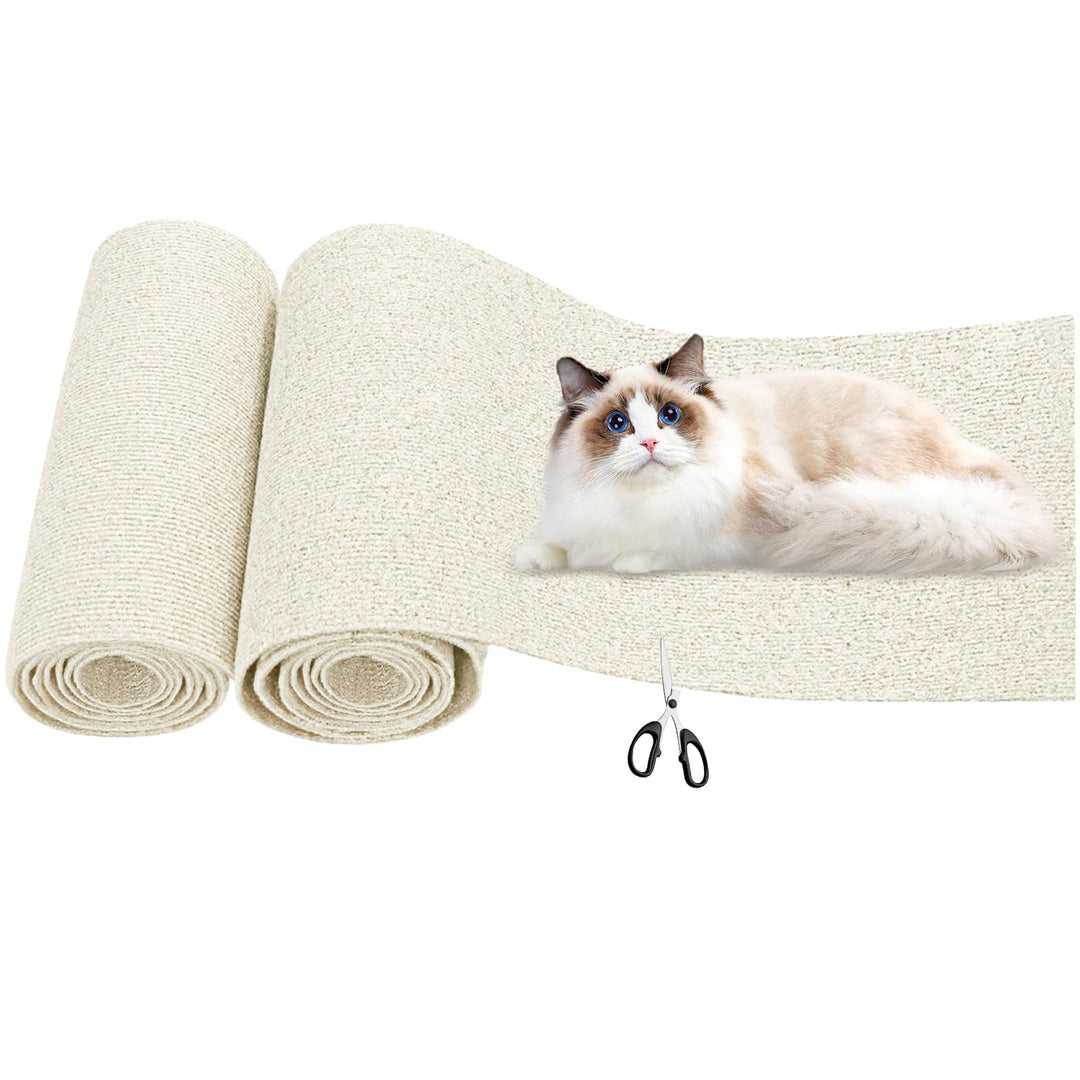 2 Stück Selbstklebende Kratzschutzmatte, 200x40cm kratzschutz Sofa Katze - Trimmbarer Schutz gegen K