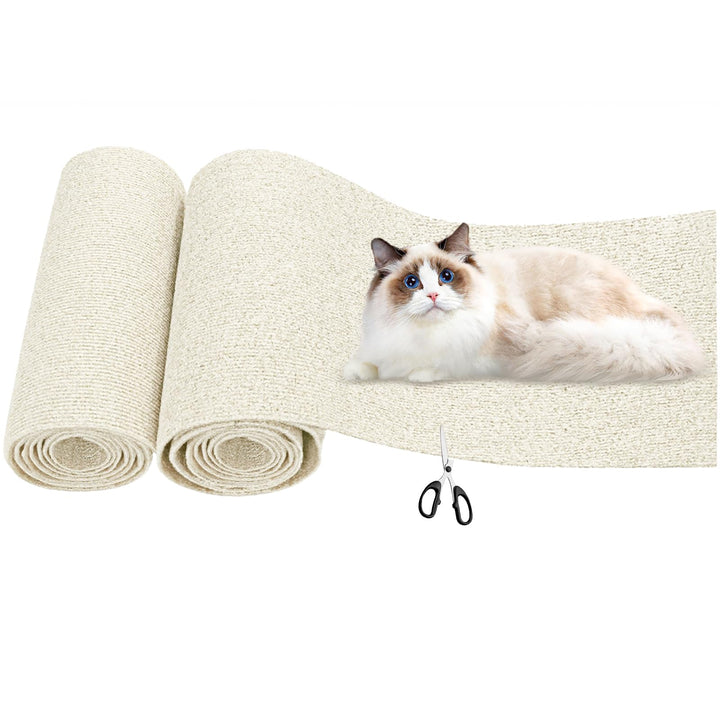 2 Stück Selbstklebende Kratzschutzmatte, 200x40cm kratzschutz Sofa Katze - Trimmbarer Schutz gegen K