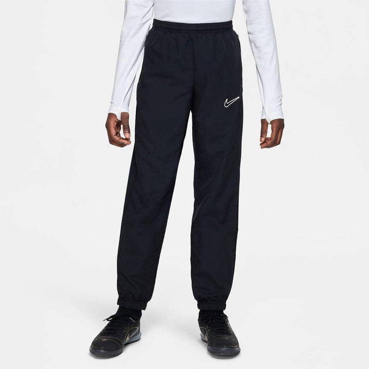 Nike Unisex Kinder Big Kids Woven Soccer Track Pants Y Nk Df Acd23 TRK Pant Wp M Black/Black/White,