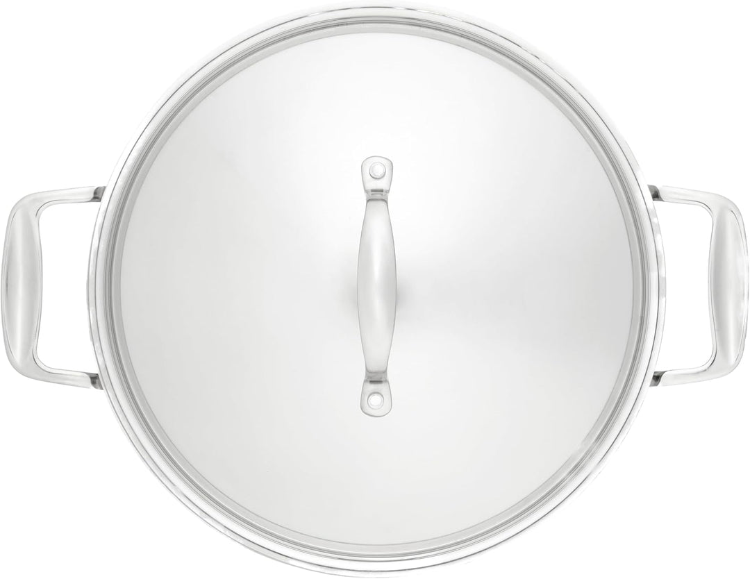 Stellar 24c m Schmortopf, 3.7L, Edelstahl, Silber, 24 cm 28 x 18 x 24 cm, 28 x 18 x 24 cm