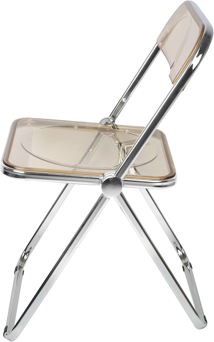OHMG Klappstuhl für Haustiere, aus Metall, transparent, Tragfähigkeit von 150 kg, für Esszimmer, Woh