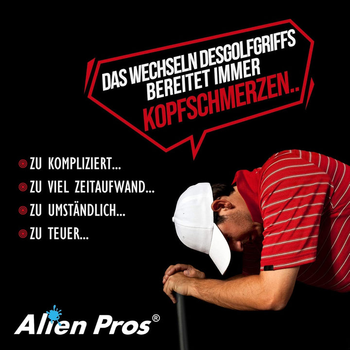 Alien Pros Golf Griffband - Innovative Grifflösung für Golfschläger - Geniessen Sie ein frisches, ne