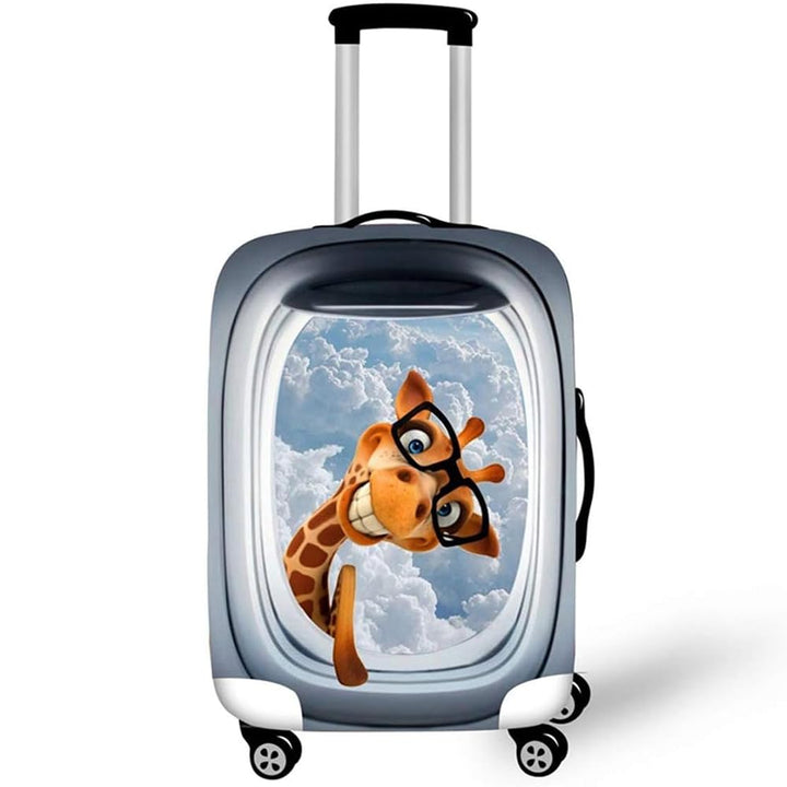 Elastisch Kofferhülle, DOTBUY 3D Reise Kofferschutzhülle Gepäck Cover Reisekoffer Hülle Schutz Bezug