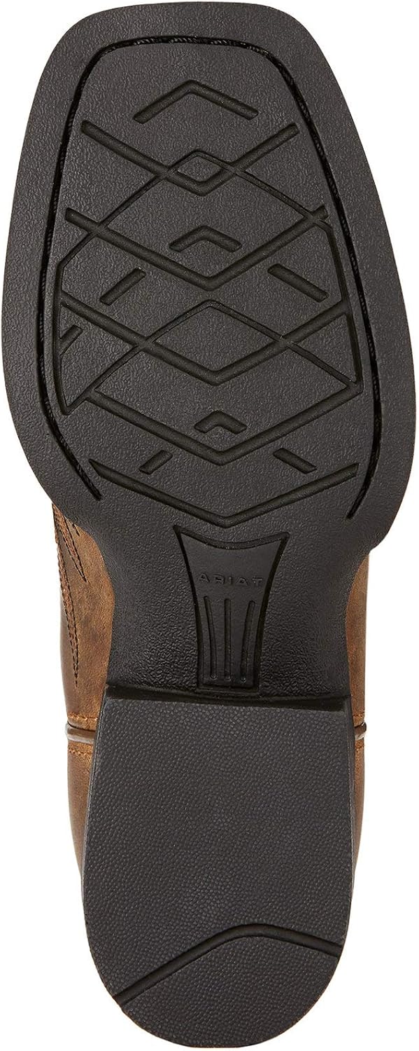 Ariat Kids' Honor Western Boot 28.5 EU Braun Used Optik, 28.5 EU Braun Used Optik