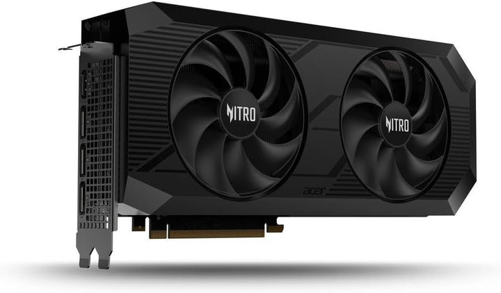 Acer Nitro AMD Radeon RX 7700 XT OC - 12GB VRAM GDDR6, HDMI, 3X DP - PCIe 4.0 - Dual Lüfter - Schwar