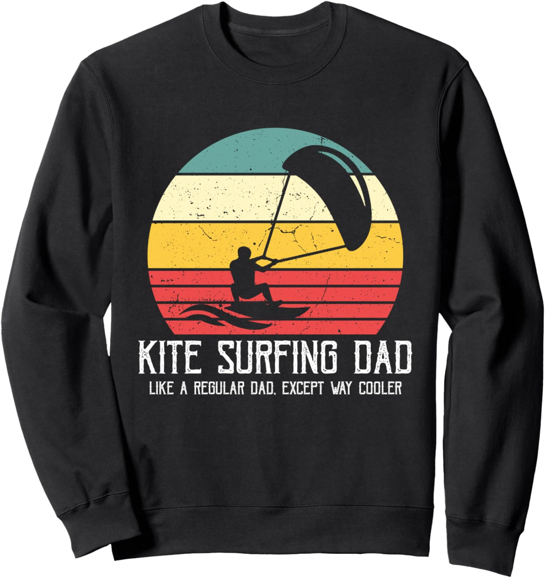 Kitesurfing Dad wie ein normaler Vater ausser dem Kühler Sweatshirt