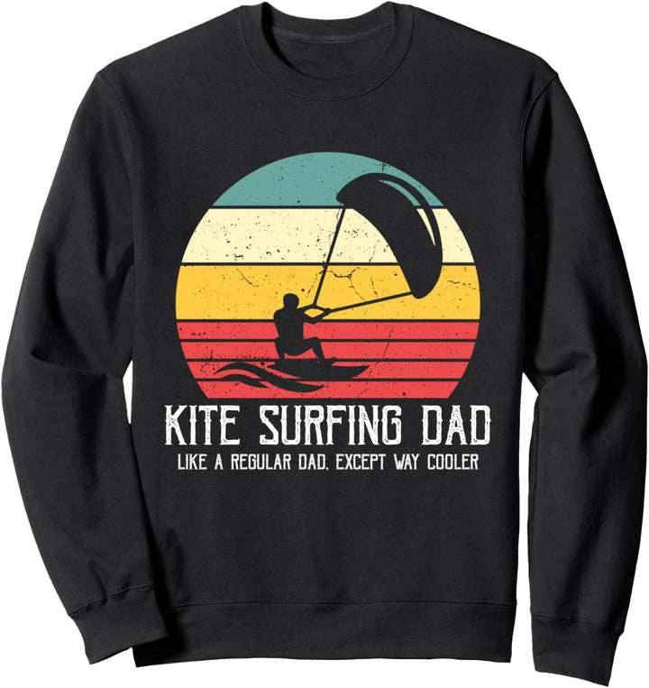 Kitesurfing Dad wie ein normaler Vater ausser dem Kühler Sweatshirt