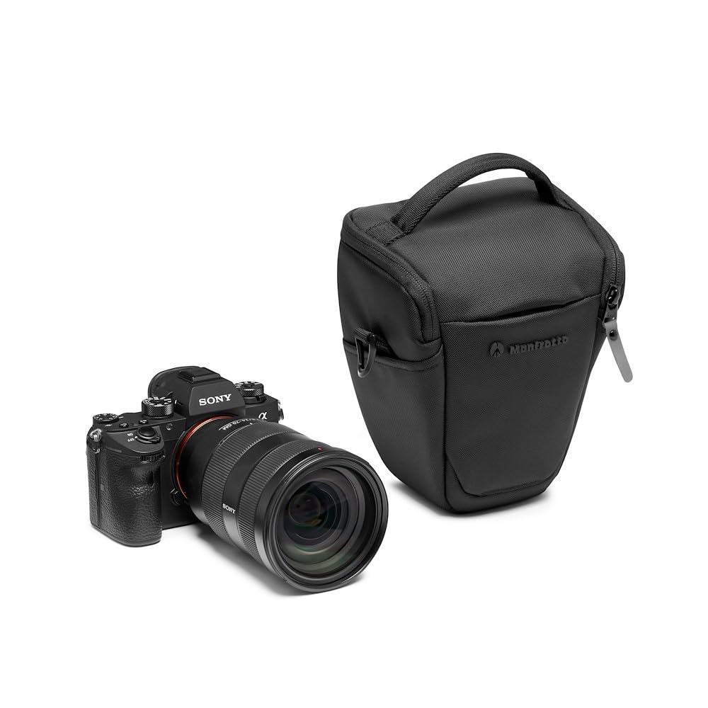 Manfrotto Advanced Holster S III, Tasche für Spiegellose Kamera mit Objektiv, Kameratasche mit Stati