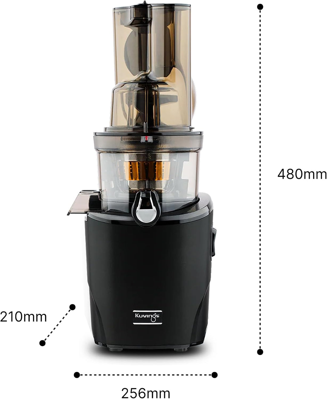 Kuvings - Entsafter REVO830 - Doppel-Mundstück, automatisches Schneidsystem -