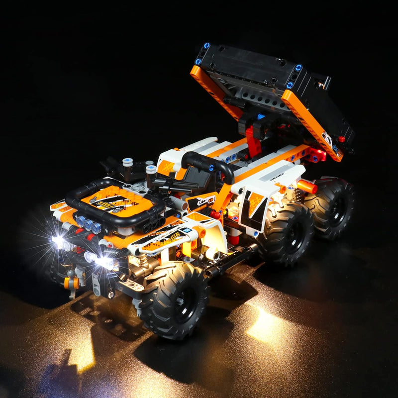 BrickBling LED-Beleuchtung mit Beleuchtungs-Fernbedienung für Lego 42139 Dirt Bike Collectible Kit (