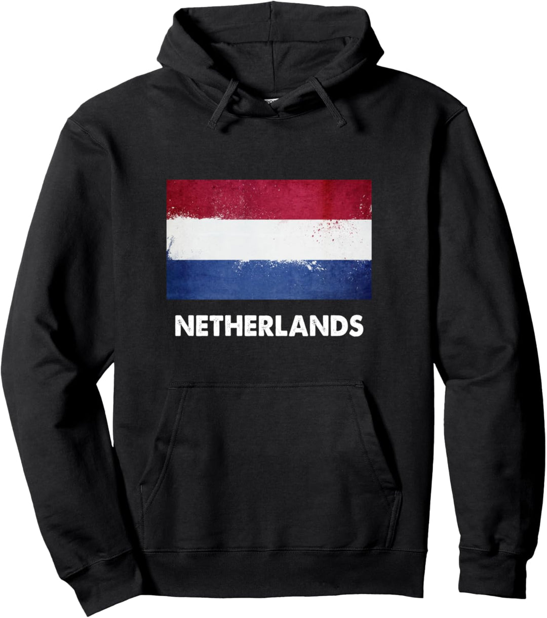 Niederländisch-Niederländische Flagge Pullover Hoodie