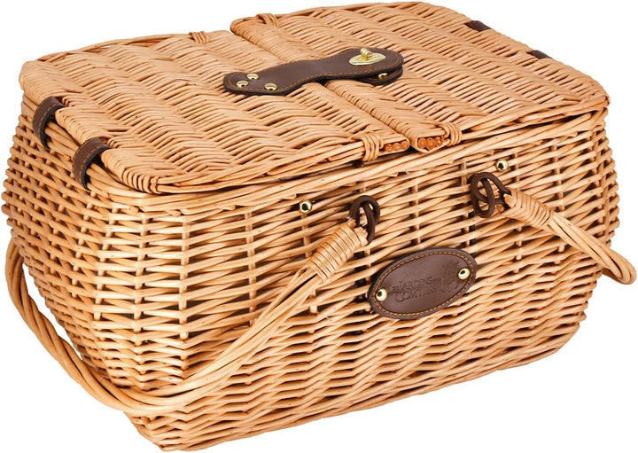 Picknickkorb Giverny, Gelb, für 2 Personen, isoliert, 17 l | Thermofach mit 17 l