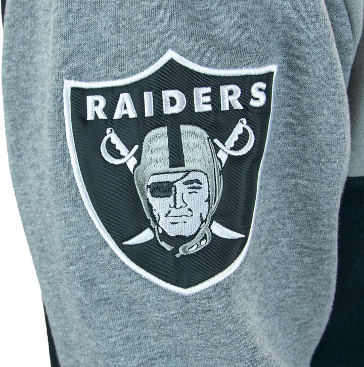 Mitchell & Ness NFL Color Blocked Fleece Hoodie S Oakland Raiders, S Oakland Raiders