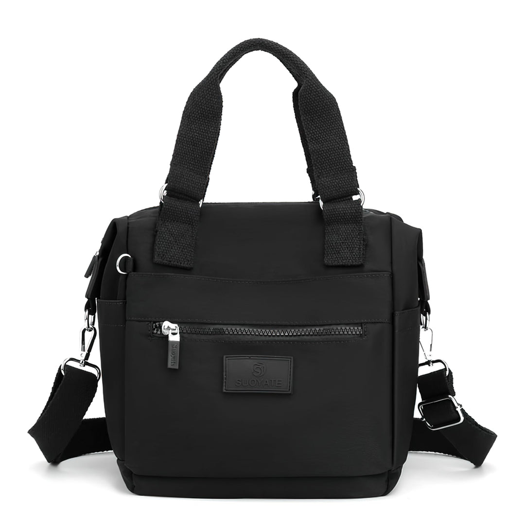 DIRRONA Beiläufig Damen Umhängetasche Multi Pocket Multi Fach Crossbody Bag Mittelgrosse Umhängetasc