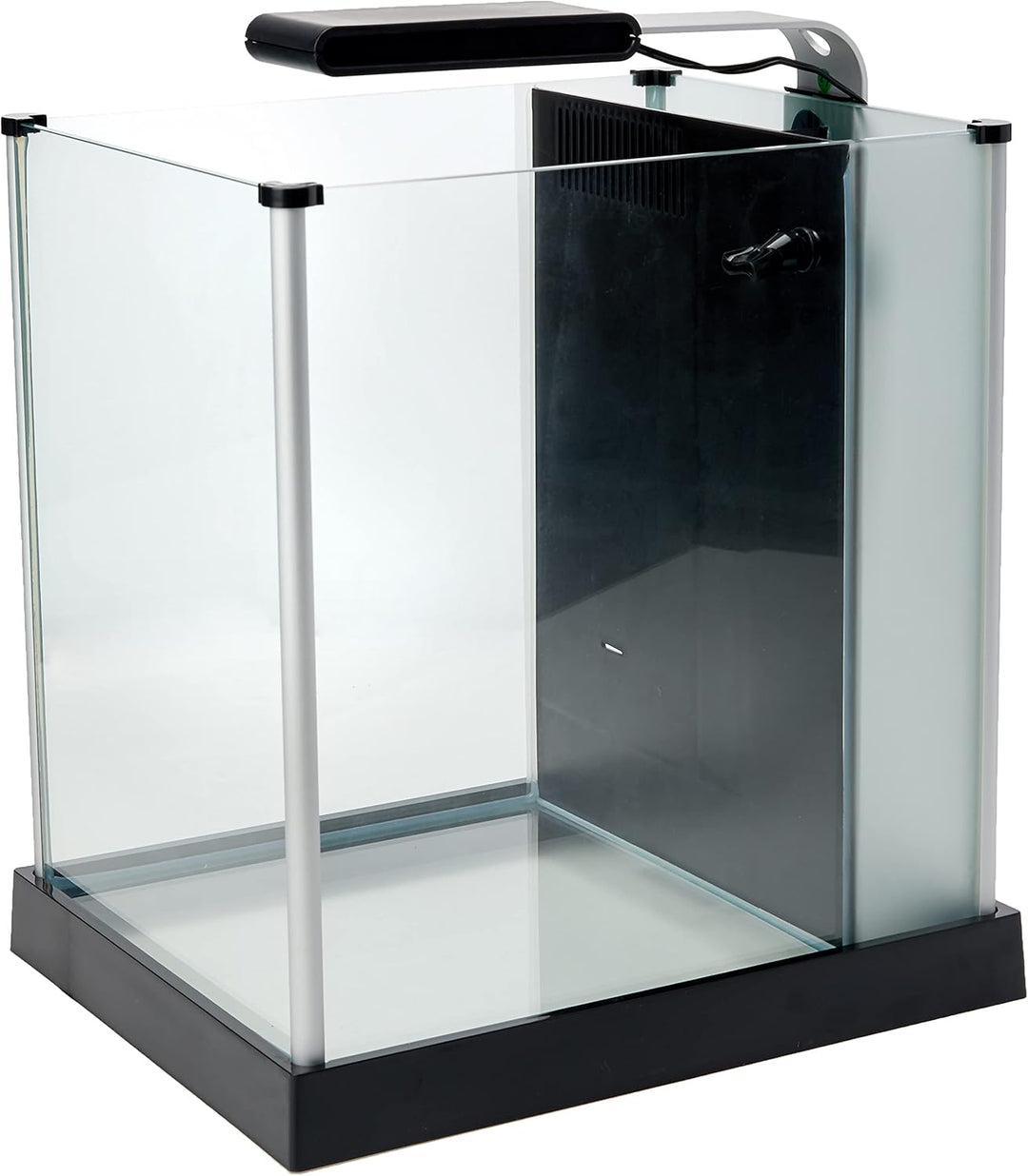 Fluval Spec 3 Nano Aquarium, mit 10L Fassungsvermoegen, in schwarz Spec 3 Single schwarz, Spec 3 Sin