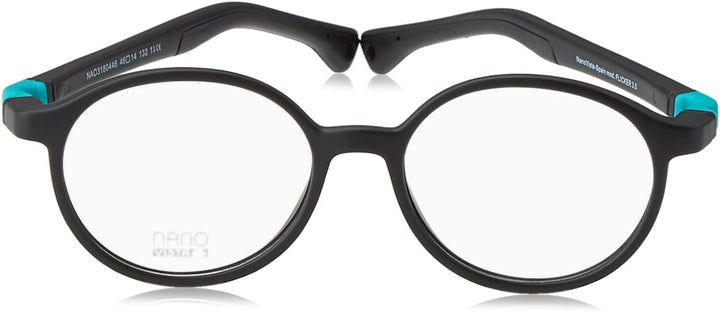 Nano Vista Unisex Kinder Flicker 3.0 Sonnenbrille Einheitsgrösse Schwarz Mate/Turquesa, Einheitsgr&#