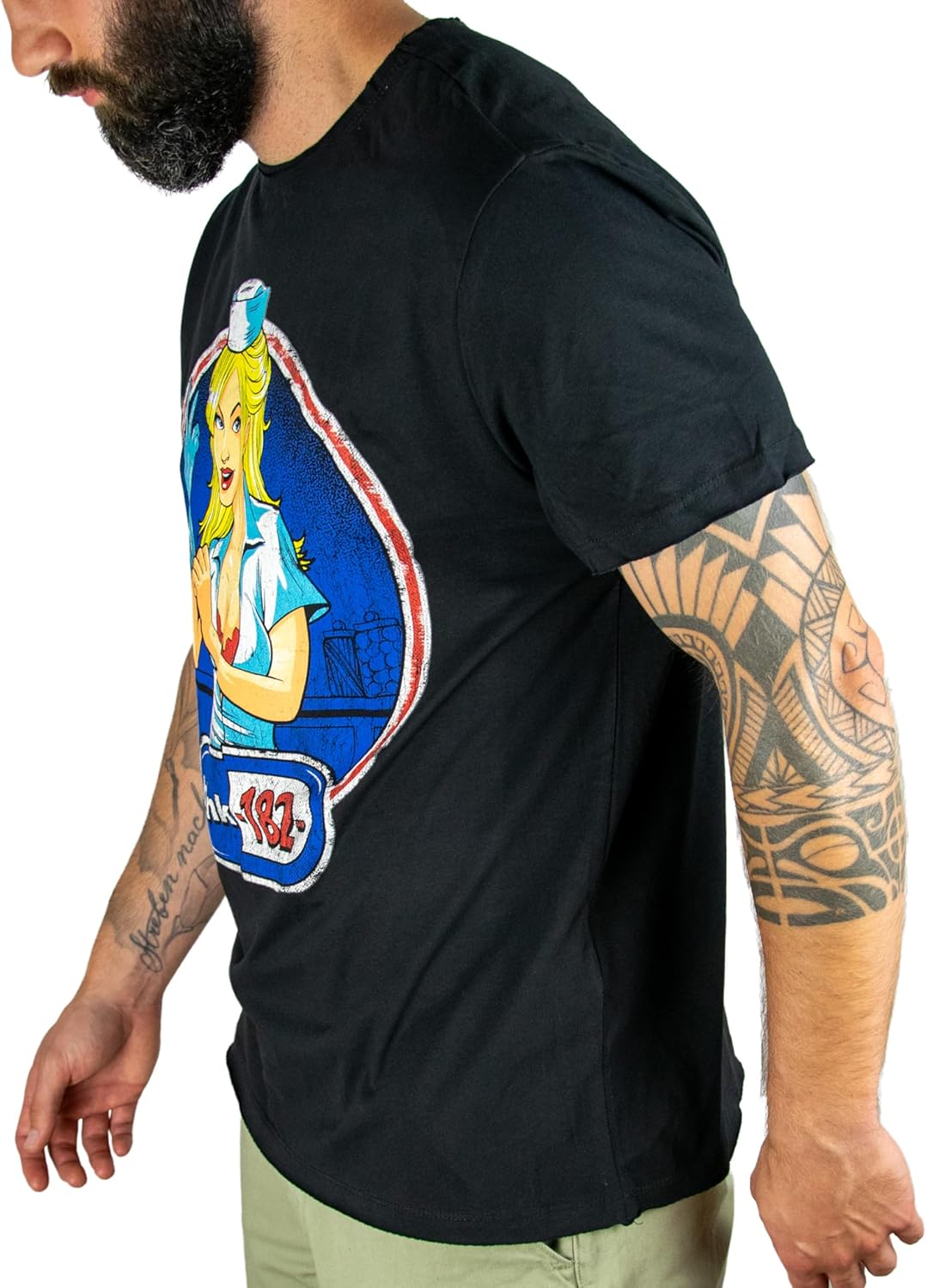 Guns N' Roses Amplified Collection - Neon Sign Männer T-Shirt Charcoal XS Schwarz - Grau, XS Schwarz