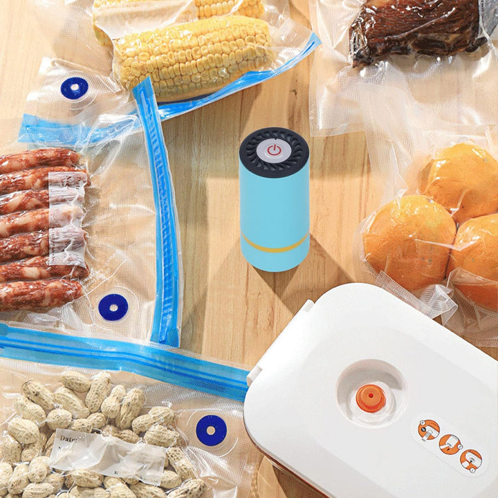 Asixxsix Handvakuumierer, Automatisches Vakuum-Lebensmittelversiegelungsgerät, Tragbares Kabelloses