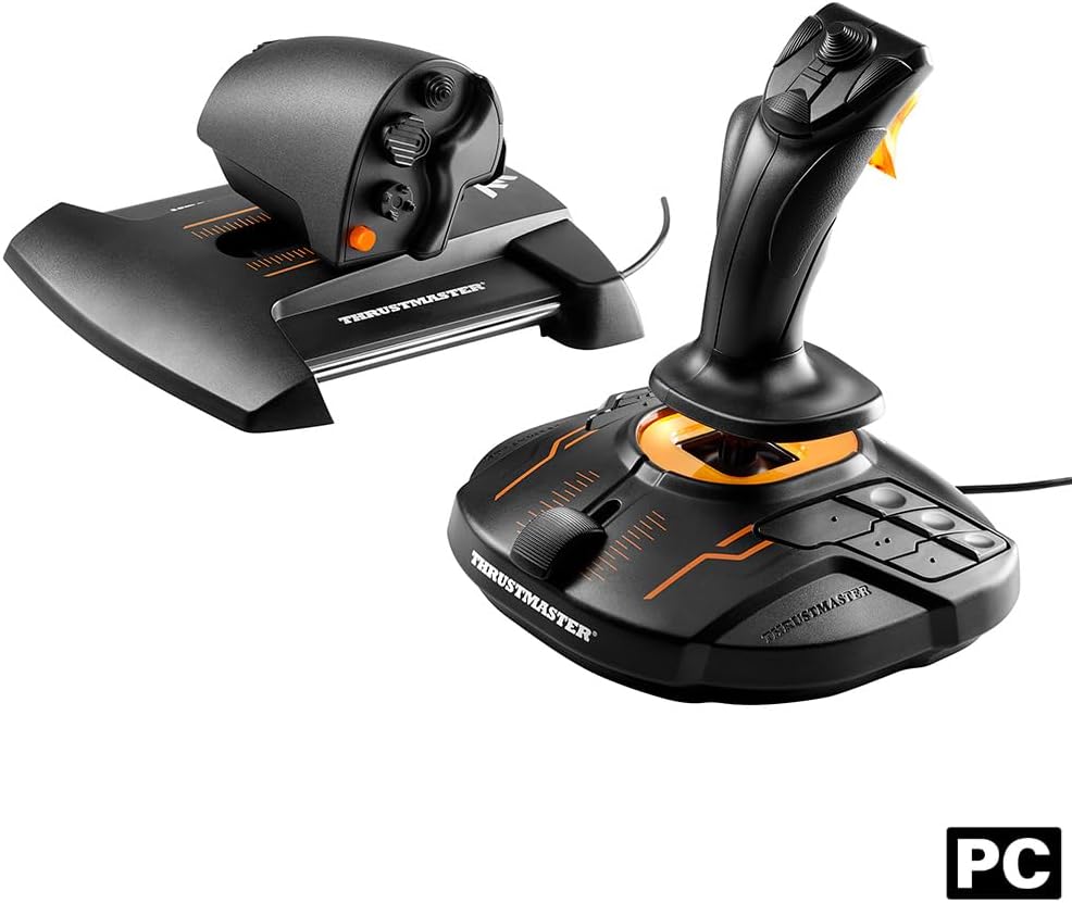 Thrustmaster T16000M FCS Hotas - Präzisions-Joystick und Schubregler für PC - Ideal für Flugsimulati