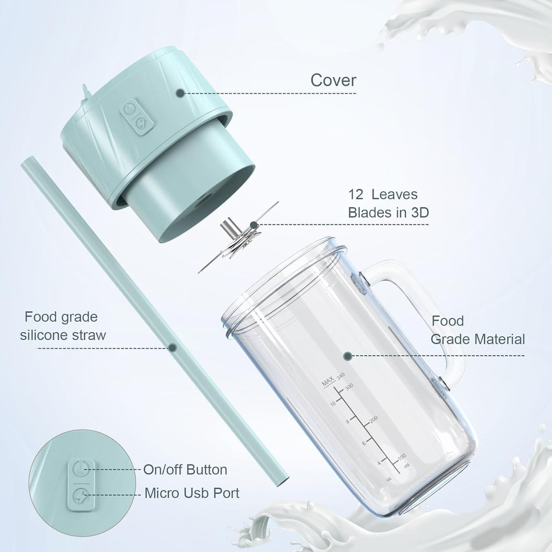 Mixer Smoothie Maker, Smoothie Mixer Klein, Mini Tragbarer Blender, Tragbarer Mixer USB, Smoothie-Ma