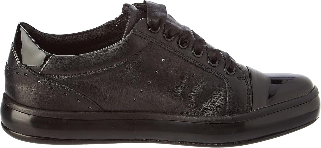 Geox Damen D Leelu' Sneaker, 36 EU Schwarz