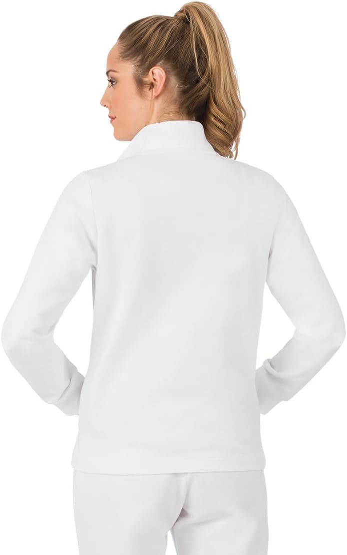 Trigema Jacke Sweat-Qualität 3XL Weiss, 3XL Weiss