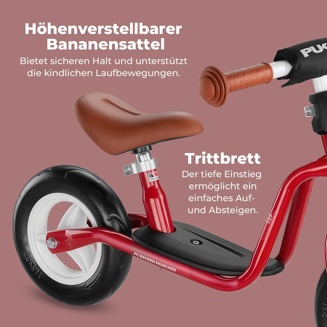 PUKY LR M | Laufrad ab 2 Jahre | sicheres, stylisches Laufrad | Lenker &amp; Sattel höhenverstellbar | m
