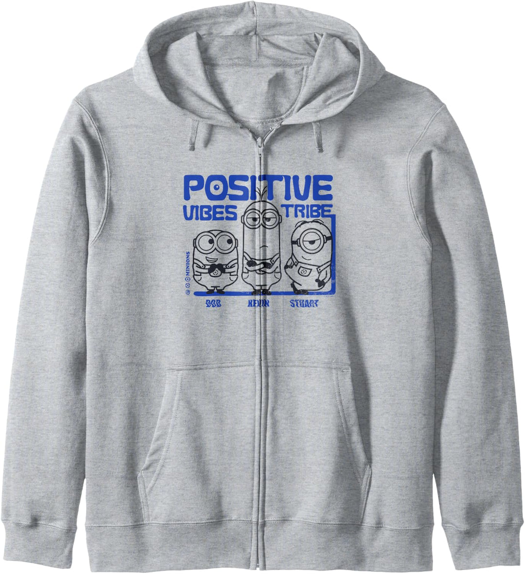 Minions Positive Vibe Tribe Height Graph Kapuzenjacke