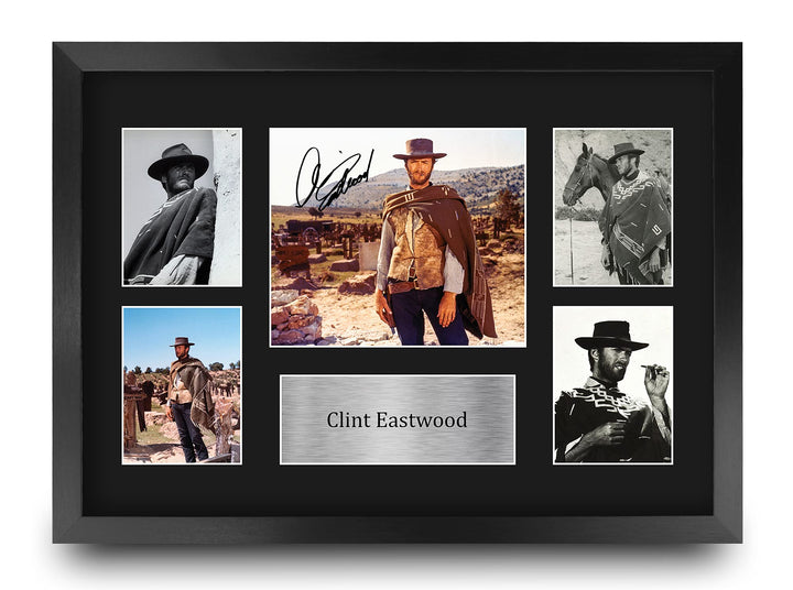 HWC Trading FR A3 Clint Eastwood Geschenke Gedruckt, Signiert Autogramm Bild Für Film-Erinnerungsstü