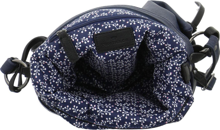 TOM TAILOR bags Elin Damen Umhängetasche Crossbody Bag 28,5 x 9 x 26 Blau, 28,5 x 9 x 26 Blau