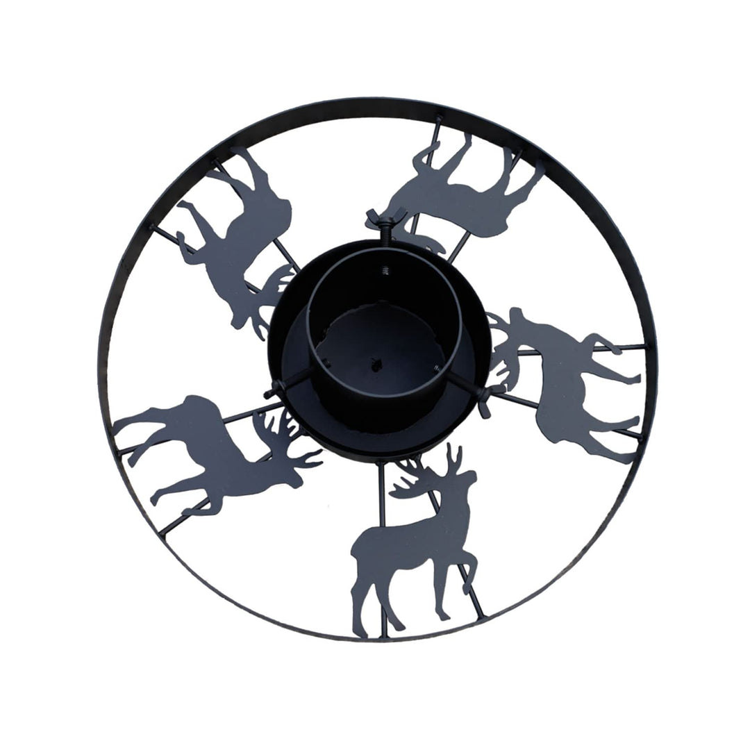 Mojawo Metall Tannenbaumständer Weihnachtsbaumständer Ø 40cm Baumständer Christbaumständer Modell Hi