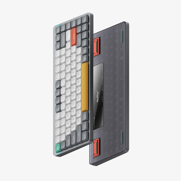 nuphy Air75 v2 Mechanische Tastatur QMK/VIA, 75% Low Profile Kabellose Tastatur, Bluetooth 5.1, 2.4G