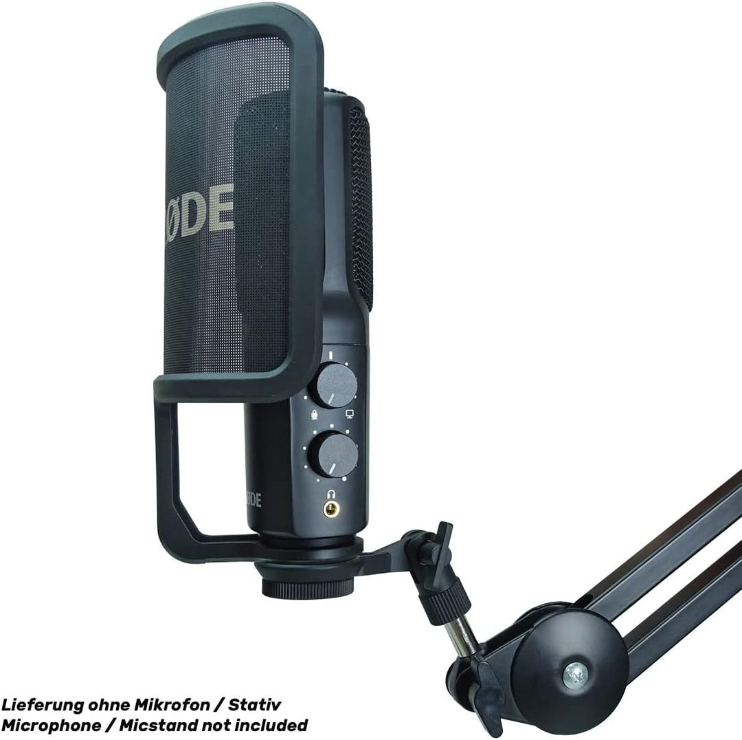 keepdrum MSA033 Mikrofonhalter kompatibel mit Rode NT-USB, NT1-A, Podcaster MSA033-Mikrofonhaler, MS