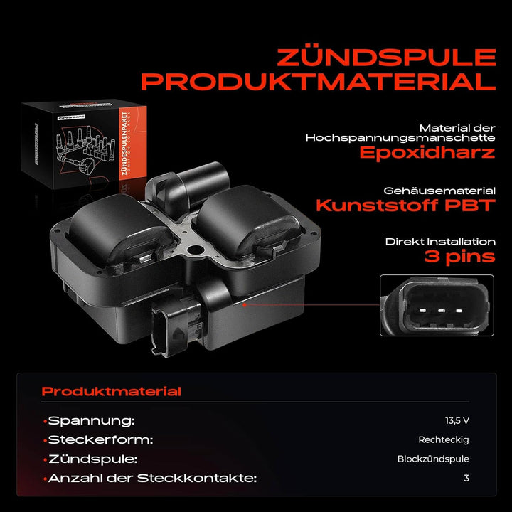 Zündspule Zündkerze für W169 W245 W202,S202 CL203 CLK C208 C209 A208 A209 C219 W210,S210 W463 W163 W